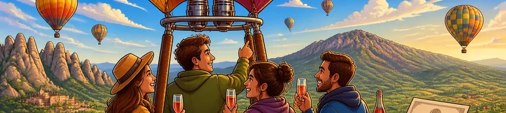 Aventura en Globo por Cataluña con Recogida Opcional desde Barcelona