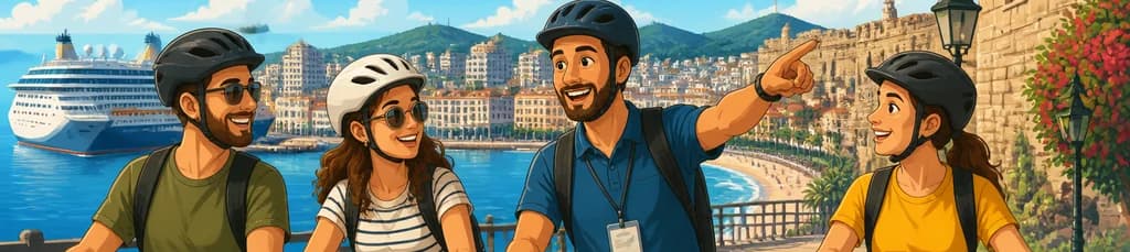 Recorrido en bicicleta eléctrica con opción de recogida para pasajeros de cruceros