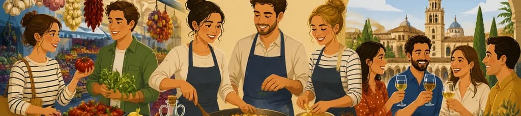Una aventura culinaria práctica: de la plaza de abastos a la mesa en Córdoba