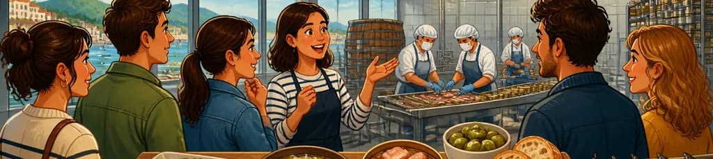 Recorrido y Degustación Culinaria en la Factoría de Anchoas de Santoña