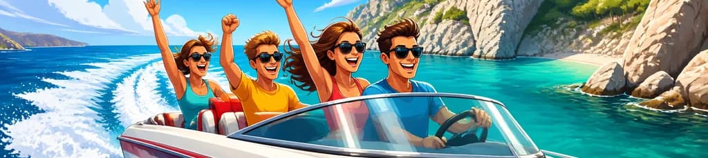 Vive una hora de pura adrenalina y aventura en Speedboat por Alcúdia