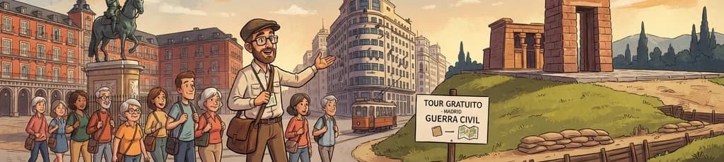 Recorrido a pie por la Guerra Civil Española en Madrid con un guía experto local