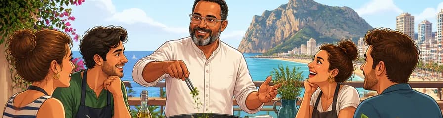Taller de cocina alicantina en Benidorm con el chef Ramsés