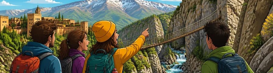Aventura guiada en grupo reducido por Sierra Nevada con salida desde Granada