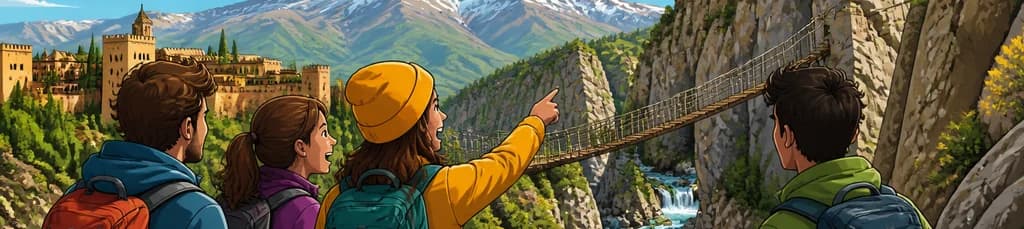 Aventura guiada en grupo reducido por Sierra Nevada con salida desde Granada