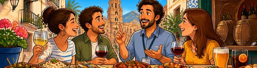 Recorrido Gastronómico Tradicional por las Tapas y Vinos de Málaga