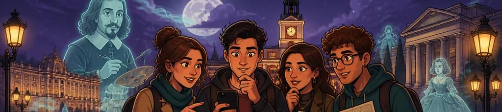 Juego de exploración al aire libre "Fantasmas de Madrid"