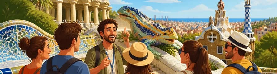 Recorrido guiado prioritario por el Parque Güell de Barcelona