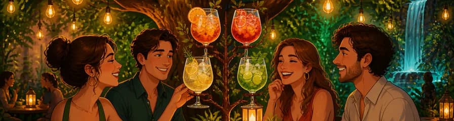 Disfruta de un "Spritz Tree" en el Jardinet d'Aribau