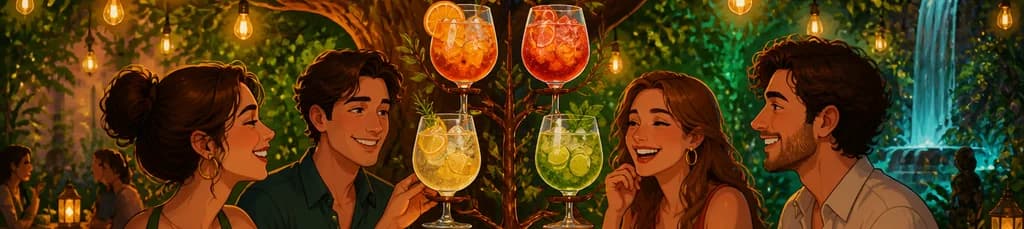Disfruta de un "Spritz Tree" en el Jardinet d'Aribau