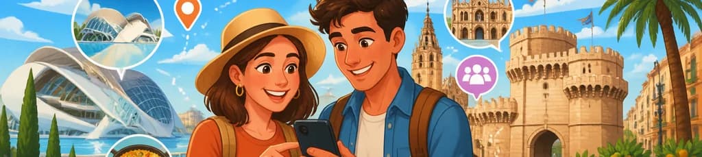 Recorrido privado autoguiado por Valencia usando tu dispositivo móvil