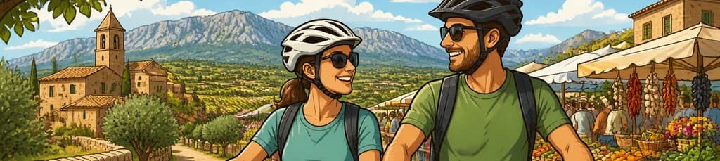 Recorrido en bicicleta eléctrica al mercado más longevo de la isla