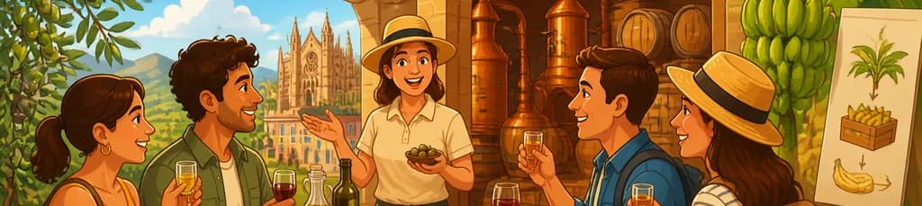 Recorrido Premium por el Museo del Plátano, Ron y Vino o el Museo del Plátano, Ron y Aceitunas