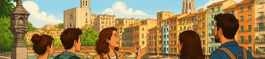 Descubre Girona en una excursión privada de un día desde Barcelona, con guía y transporte público