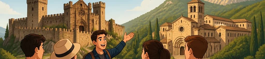 Exploración privada del imponente Castillo de Javier y el histórico Monasterio de Leyre