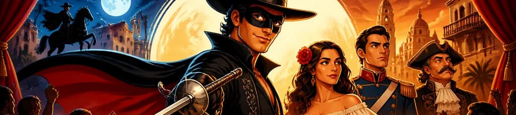 El legendario Zorro llega en formato musical