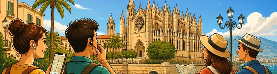 Acceso a la Catedral de Palma y recorrido urbano con audioguía digital