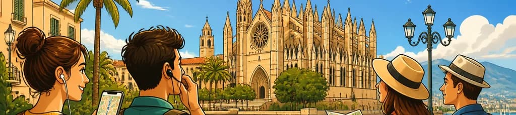 Acceso a la Catedral de Palma y recorrido urbano con audioguía digital