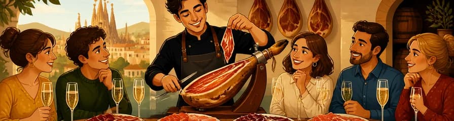 El arte del jamón más exquisito de España: una degustación con maridaje de cava
