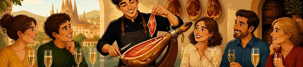 El arte del jamón más exquisito de España: una degustación con maridaje de cava