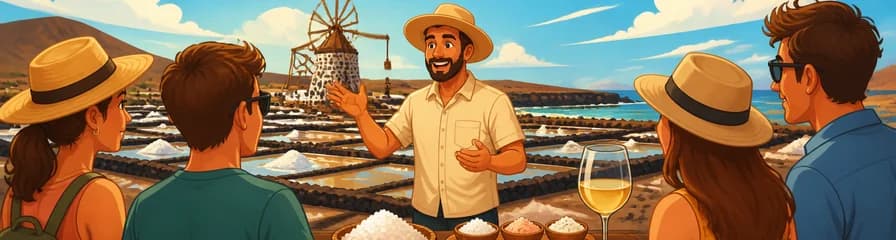 Recorrido Privado y Guiado por las Salinas de Janubio, con Degustación Incluida