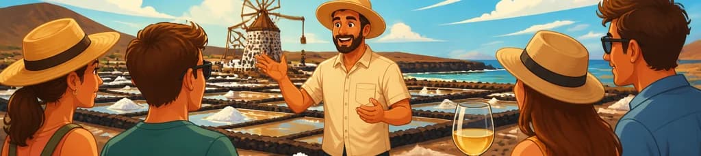 Recorrido Privado y Guiado por las Salinas de Janubio, con Degustación Incluida