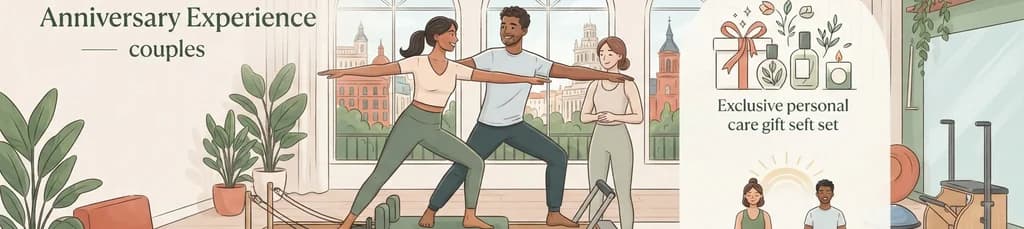 Celebración de Aniversario para Parejas con Pilates y Bienestar en N7 Pilates Box