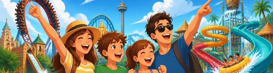 Aventura acuática y diversión sin límites: Excursión desde Barcelona a PortAventura Park y Caribe Aquatic Park