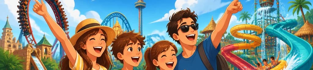 Aventura acuática y diversión sin límites: Excursión desde Barcelona a PortAventura Park y Caribe Aquatic Park