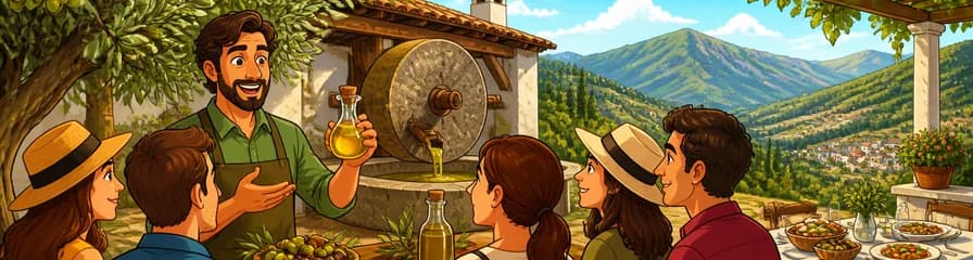 Experiencia en la Ruta del Aceite de Oliva y la Montaña: Degustación y Almuerzo en Grupo Reducido