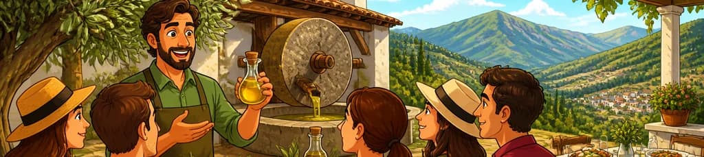 Experiencia en la Ruta del Aceite de Oliva y la Montaña: Degustación y Almuerzo en Grupo Reducido