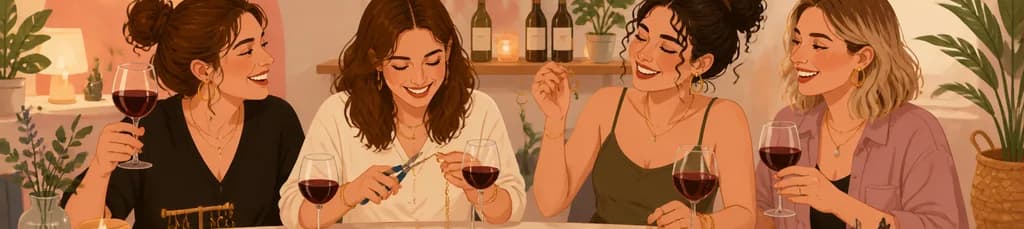 Taller para crear joyas con vino ilimitado