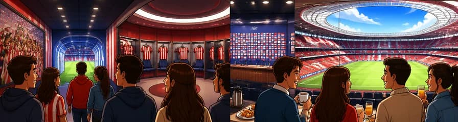 Tour Premium Atlético de Madrid y Museo con Desayuno en el Palco de Simeone