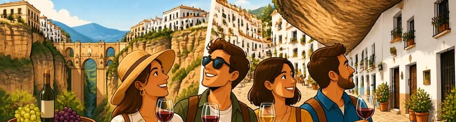 Excursión con transporte desde Málaga a Ronda y Setenil de las Bodegas