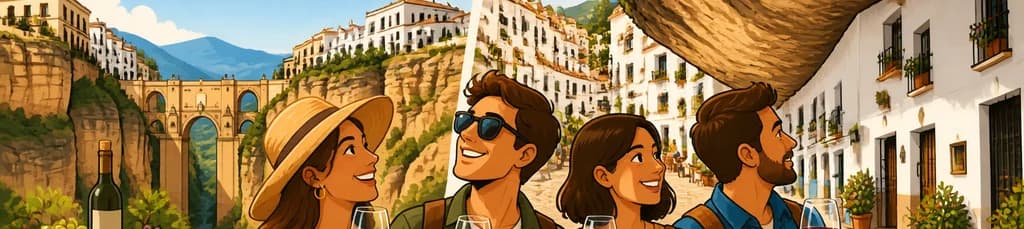 Excursión con transporte desde Málaga a Ronda y Setenil de las Bodegas