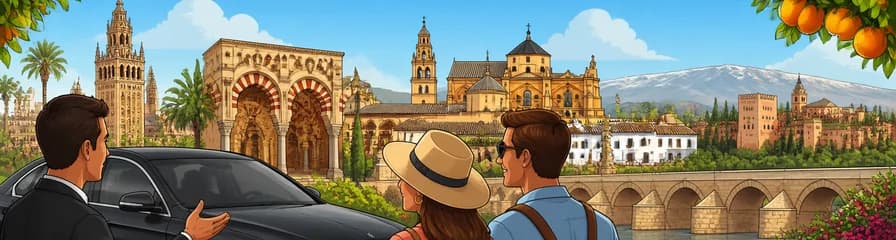Traslado desde Sevilla a Granada haciendo una parada en Córdoba