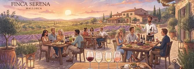 Cata de Vinos al Atardecer en Finca Serena