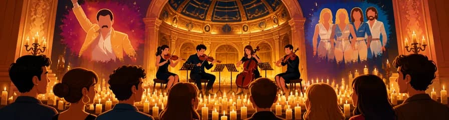 Candlelight: Un Duelo Musical entre Queen y ABBA en el Círculo de Bellas Artes