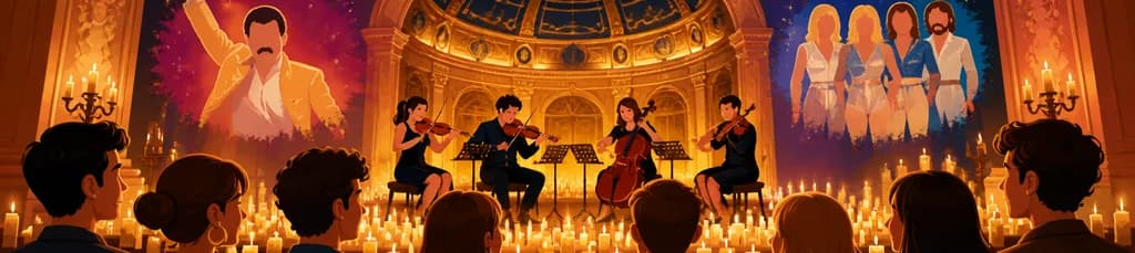 Candlelight: Un Duelo Musical entre Queen y ABBA en el Círculo de Bellas Artes