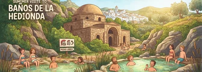 Visita los Baños de la Hedionda en Casares durante el mes de agosto
