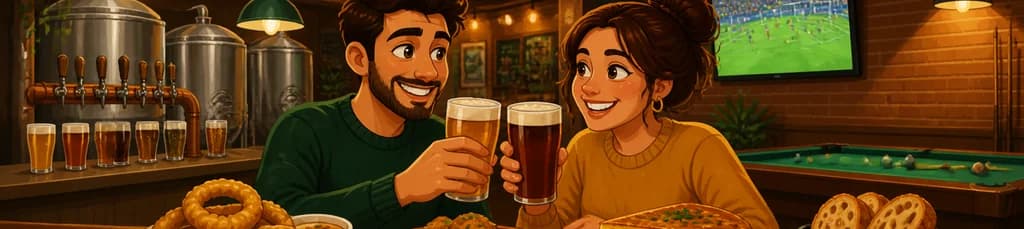 Experiencia gastronómica completa para dos personas con cerveza artesanal en Mendrugo, Madrid