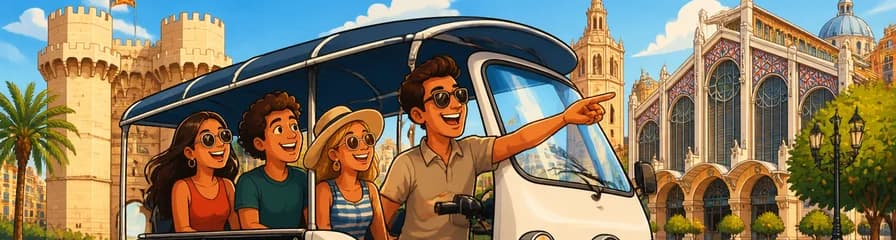 Recorrido exclusivo de una hora por Valencia en Tuktuk