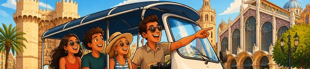 Recorrido exclusivo de una hora por Valencia en Tuktuk