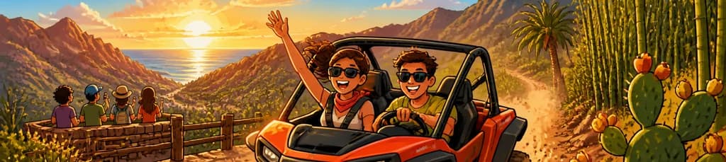 Aventura al volante de un buggy setentero en Gran Canaria