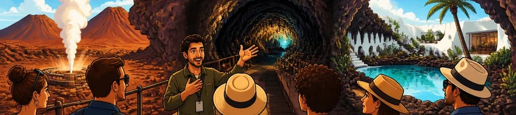 Excursión Premium: Explorando Tres Centros Emblemáticos de Arte y Turismo en Lanzarote