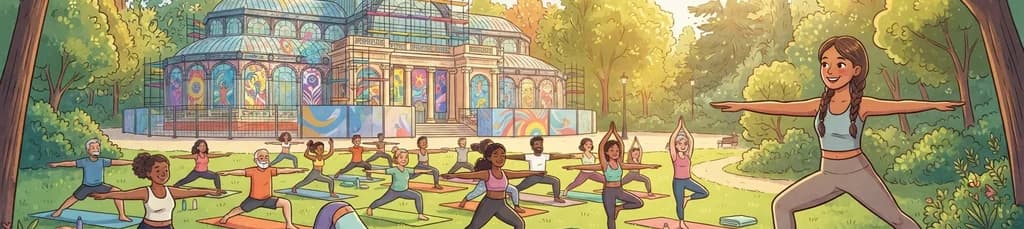 Sesiones de Yoga Vinyasa al aire libre los sábados