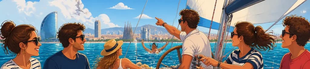Una experiencia de navegación conjunta en Barcelona