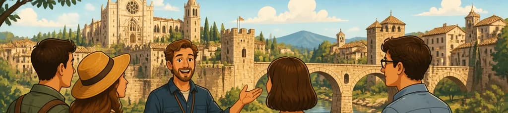 Experiencia privada por el patrimonio de Girona y Besalú