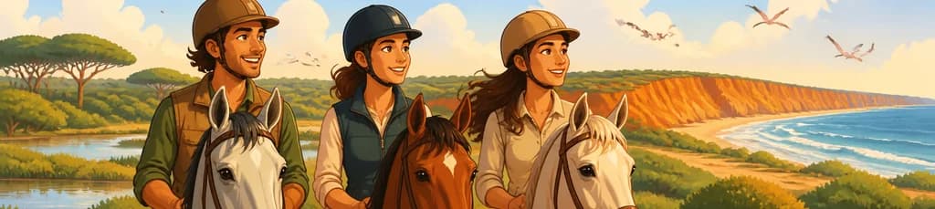 Paseo ecuestre por Doñana y visita a la aldea de El Rocío
