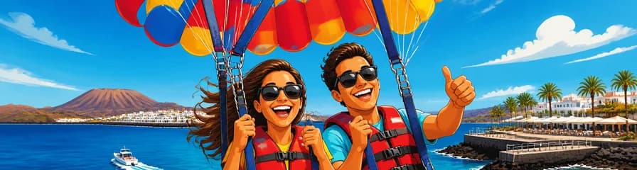 Experimenta el Parascending en Playa Chica